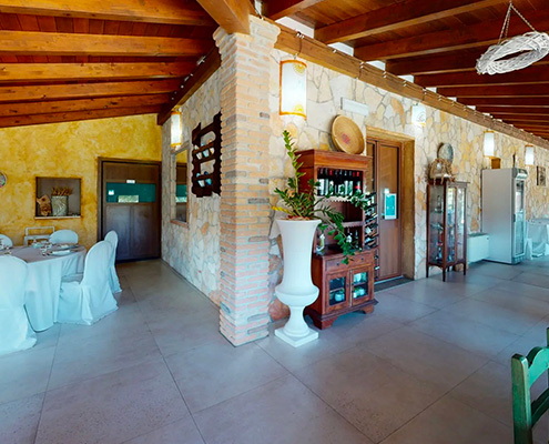 Panoramica Sala Interna - Villa Pia - Ristorante B&B - Uta Cagliari Sardegna